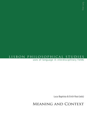 cover image of Meaning and Context